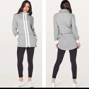 LULULEMON Light as Warmth Zip Up Jacket Sweatshirt Size 12